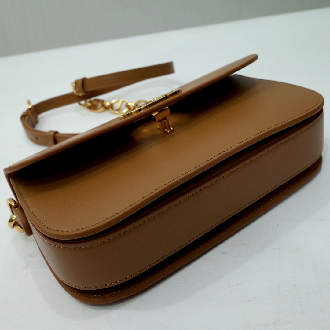 30 Montaigne Avenue Bag Medium Tan Box Calfskin